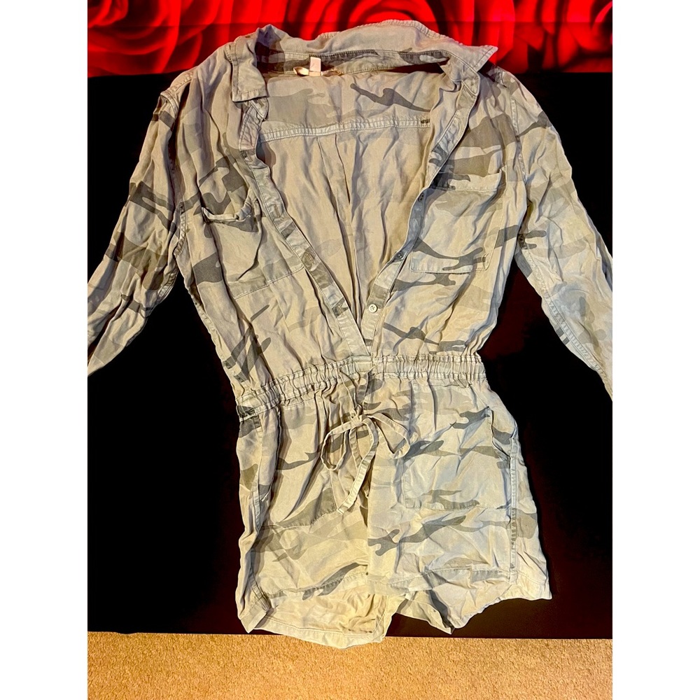 Philosophy Army fatigue jumpsuit.